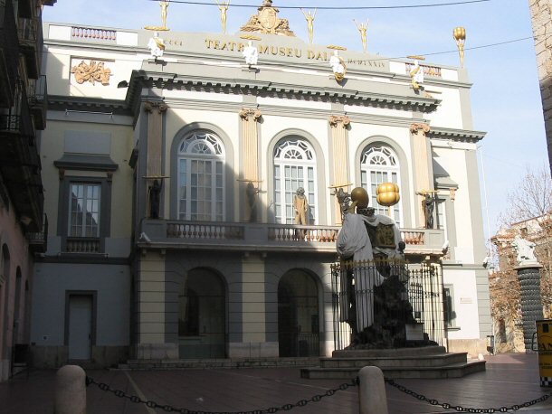 The Dali Theatre and Museum is located in Figueres, Catalonia, Spain.