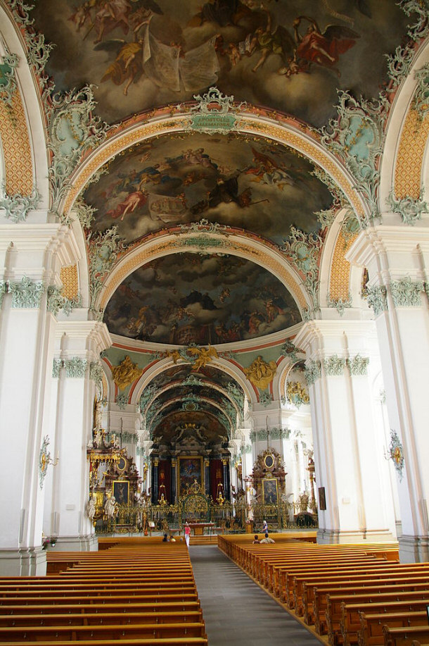 Interior of St. Gall Abbey