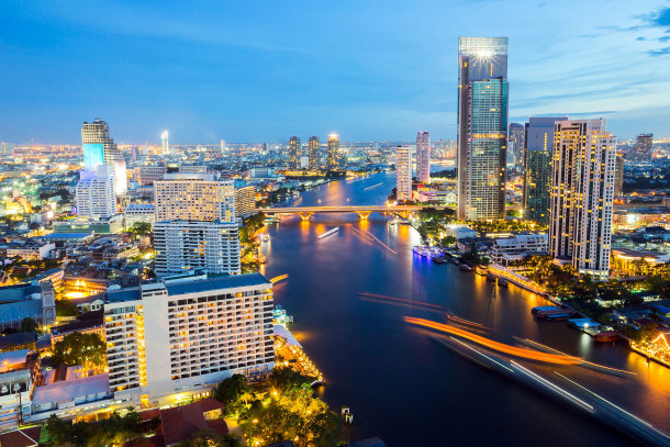 Aerial View Of Bangkok