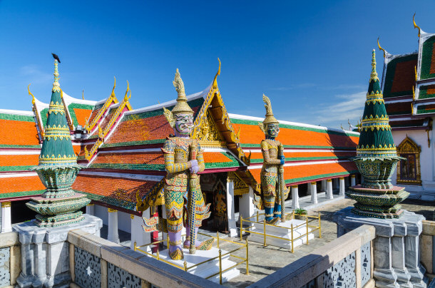 The Emerald Buddha Temple Wat Phra Kaew Thailand