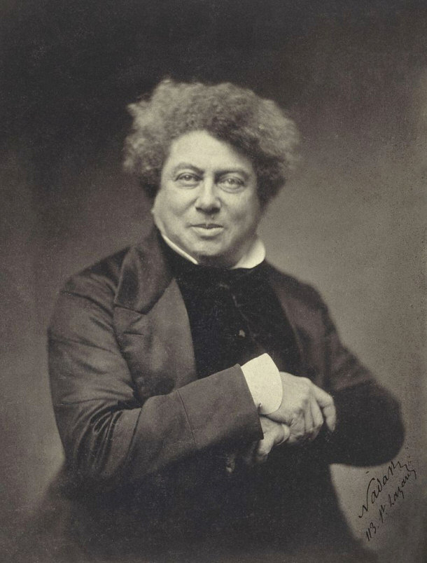 Alexandre Dumas in 1855