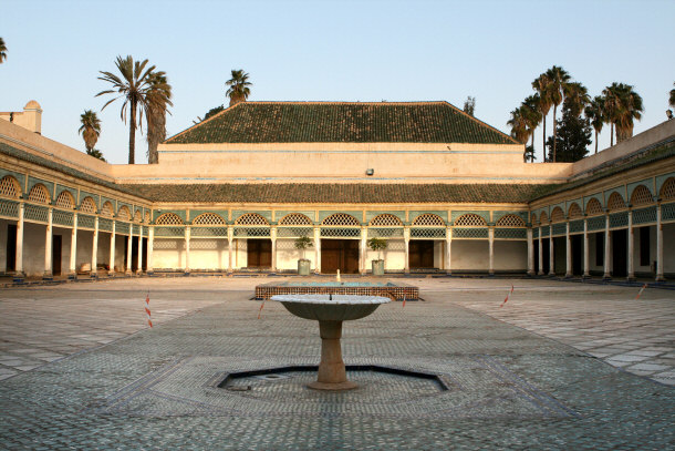 Bahia Palace was built for Bou Ahmed