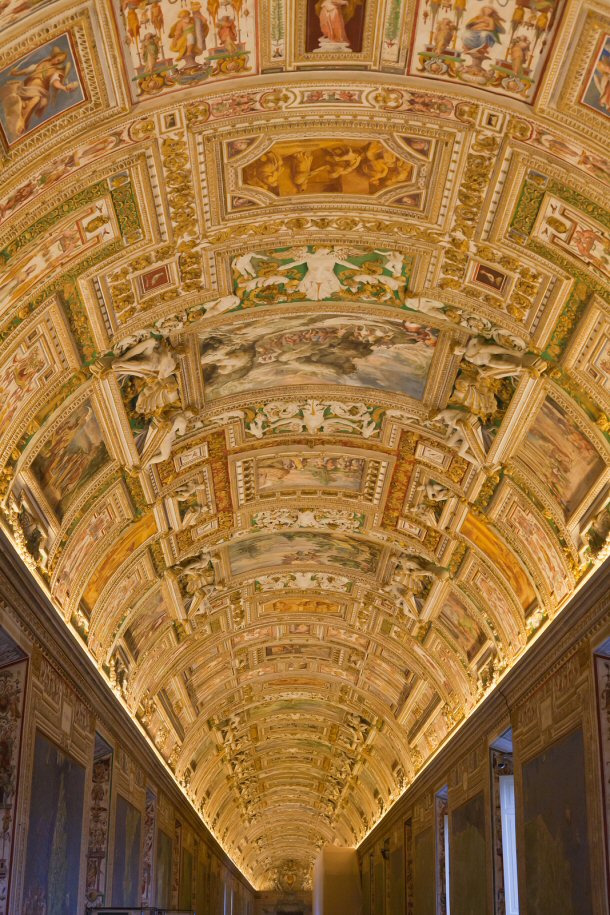 The Vatican Ceiling was painted by Michelangelo