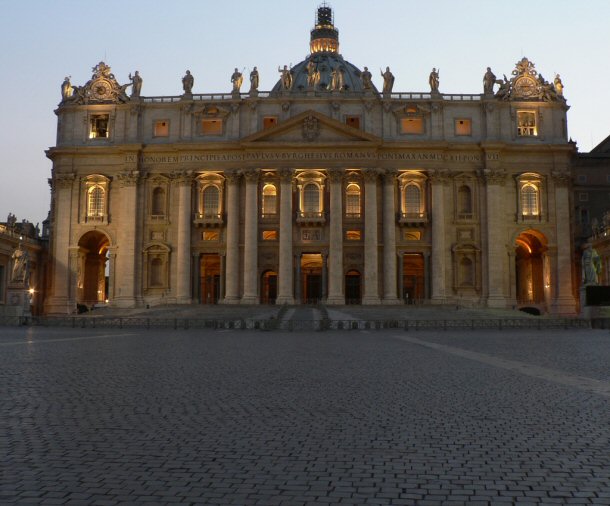 The Vatican Palace is located in Vatican City, Rome, Italy