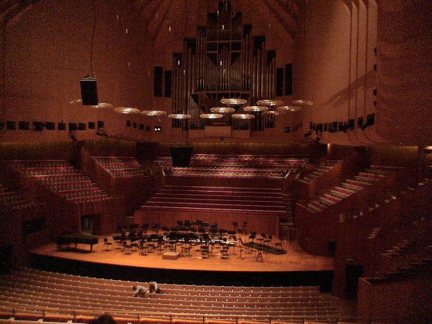 The Sydney Opera house has a unique interior.
