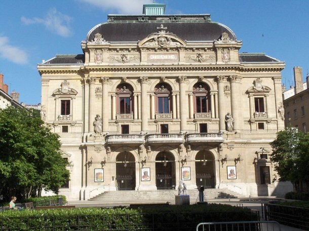 The theatre de Lyon is also called Les Celestins and it's the centerpiece for art in Lyons, France.