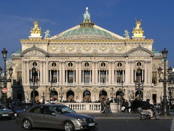 Palais Garnier in Paris, France is also known as Garnier Palace.