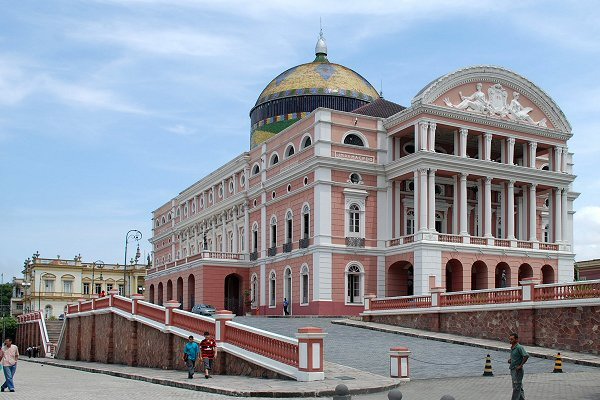 Teatro Amazonas, also known as Amazon Theatre, is located in Brazil.