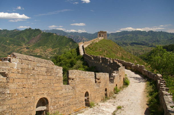 Great Wall of China Near Simatai