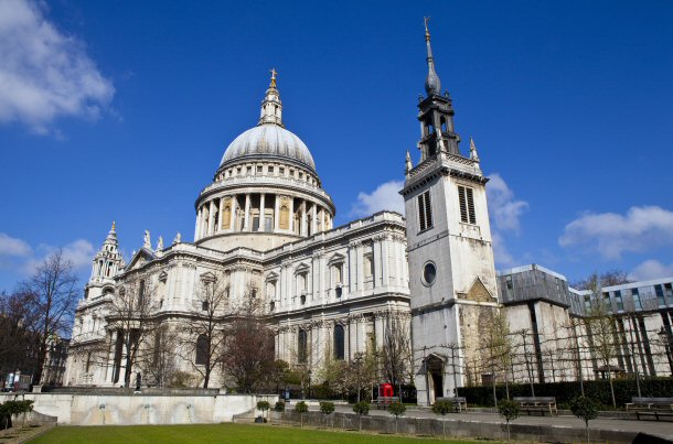 St. Paul's Cathedral in London, UK
